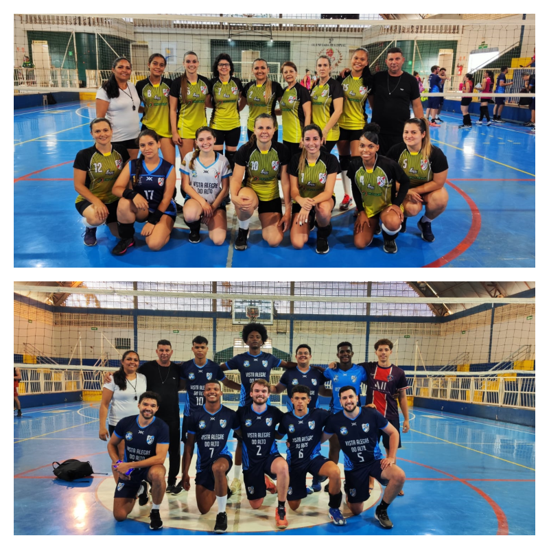 Vista Alegre vence no masculino e feminino do Campeonato Regional de Vôlei.