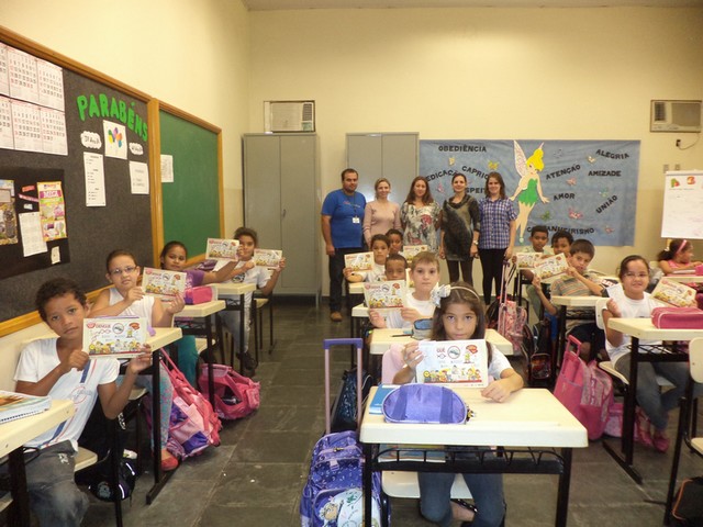 Palestra sobre a Dengue.