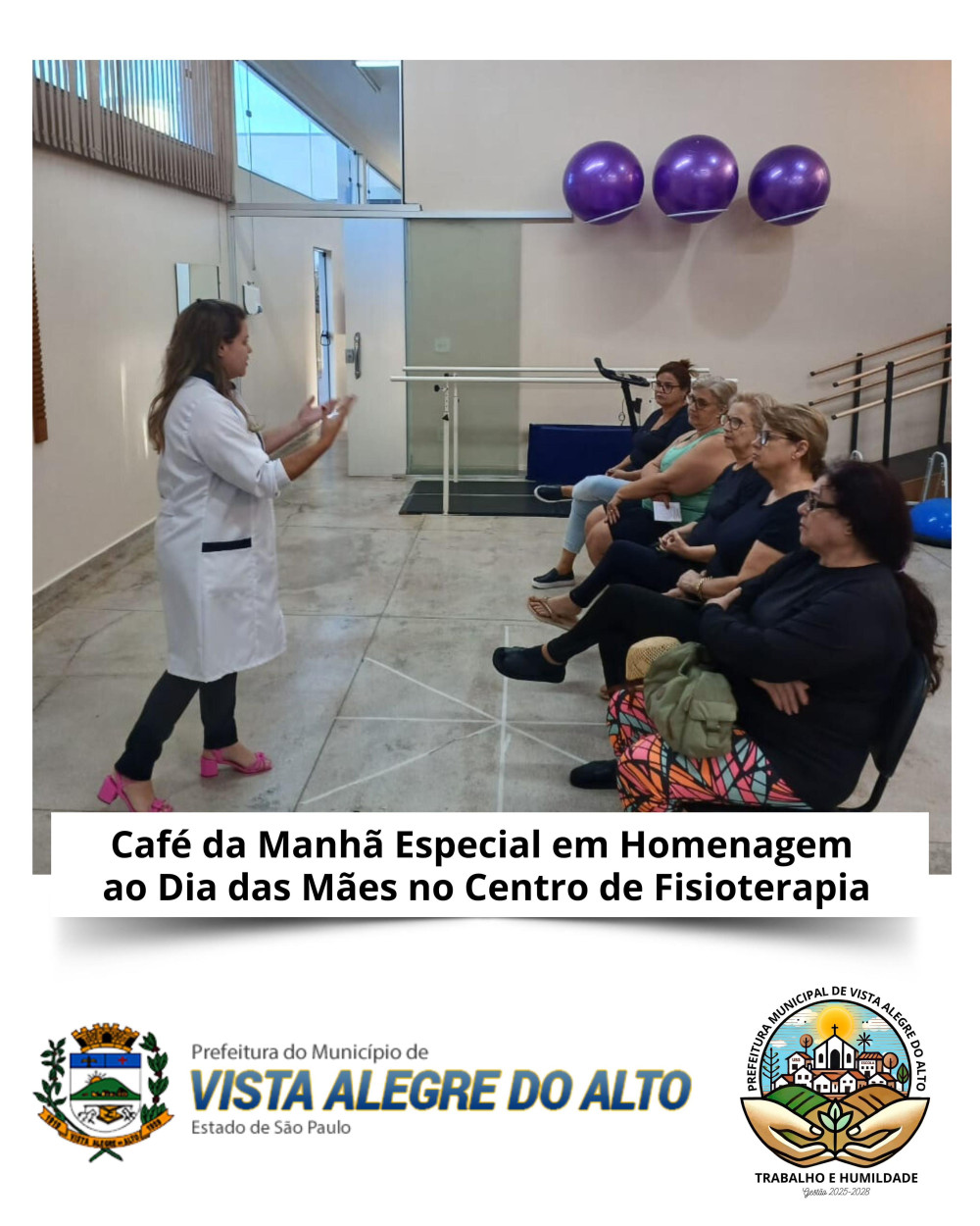 Café da Manhã Especial em Homenagem ao Dia das Mães no Centro de Fisioterapia.