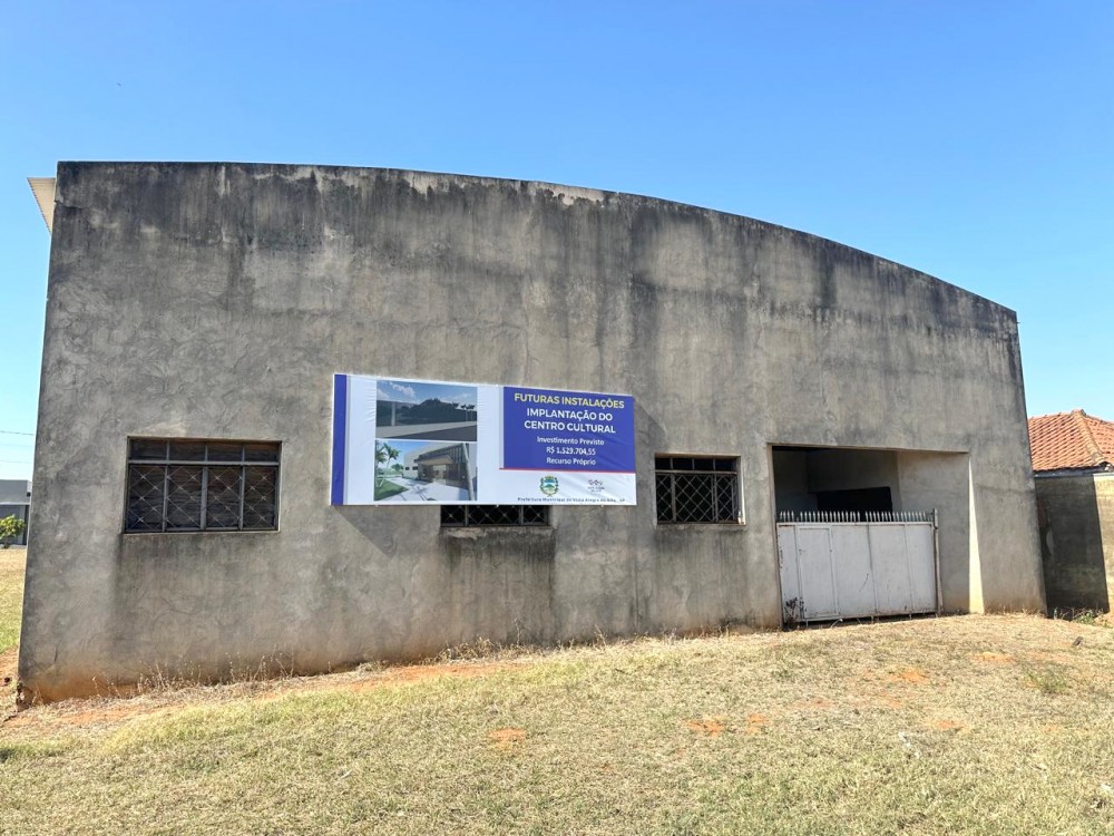 Centro Cultural em licitação.