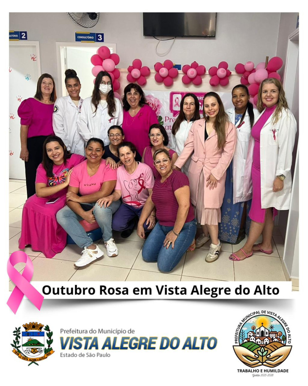 Outubro Rosa em Vista Alegre do Alto.