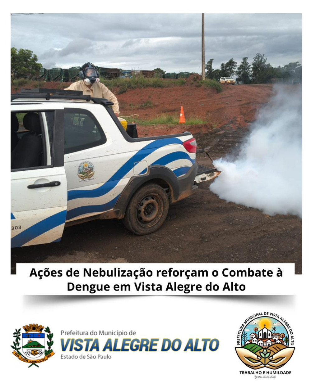 Ações de Nebulização reforçam o Combate à Dengue em Vista Alegre do Alto.