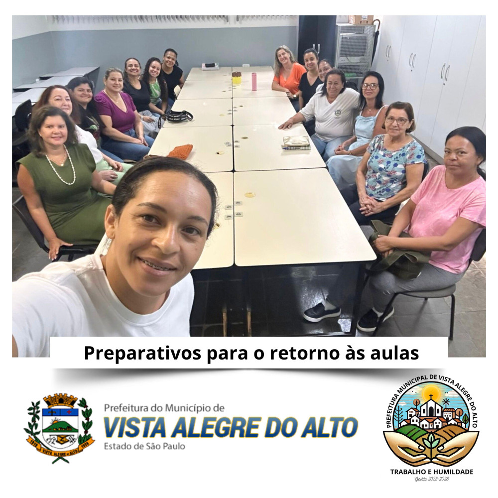 Preparativos para o retorno das aulas.