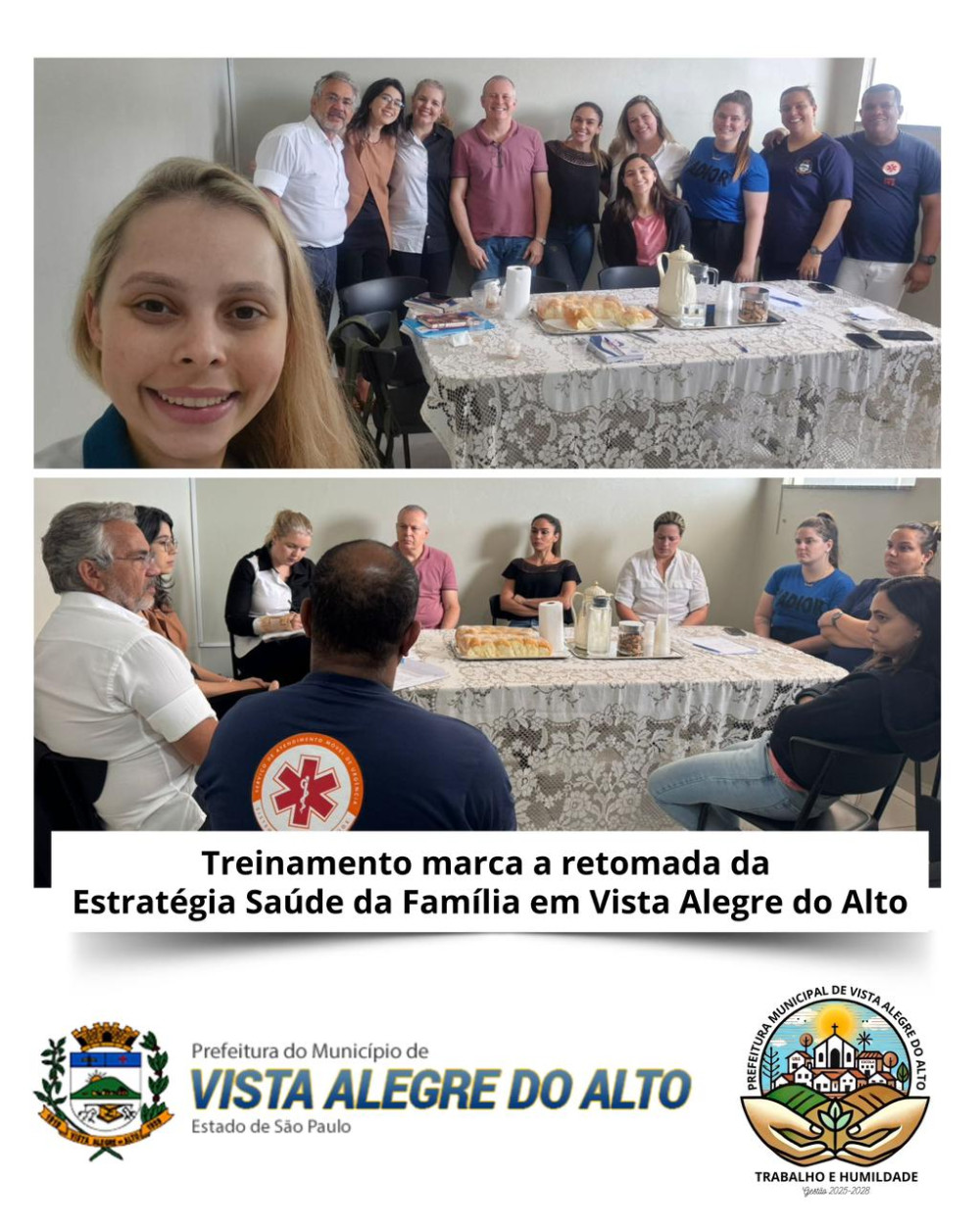 Treinamento marca a retomada da Estratégia Saúde da Família em Vista Alegre do Alto.