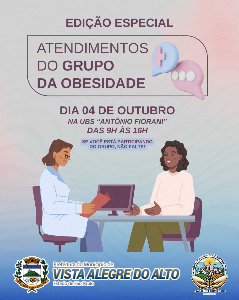 Edição Especial - Grupo de controle da Obesidade.