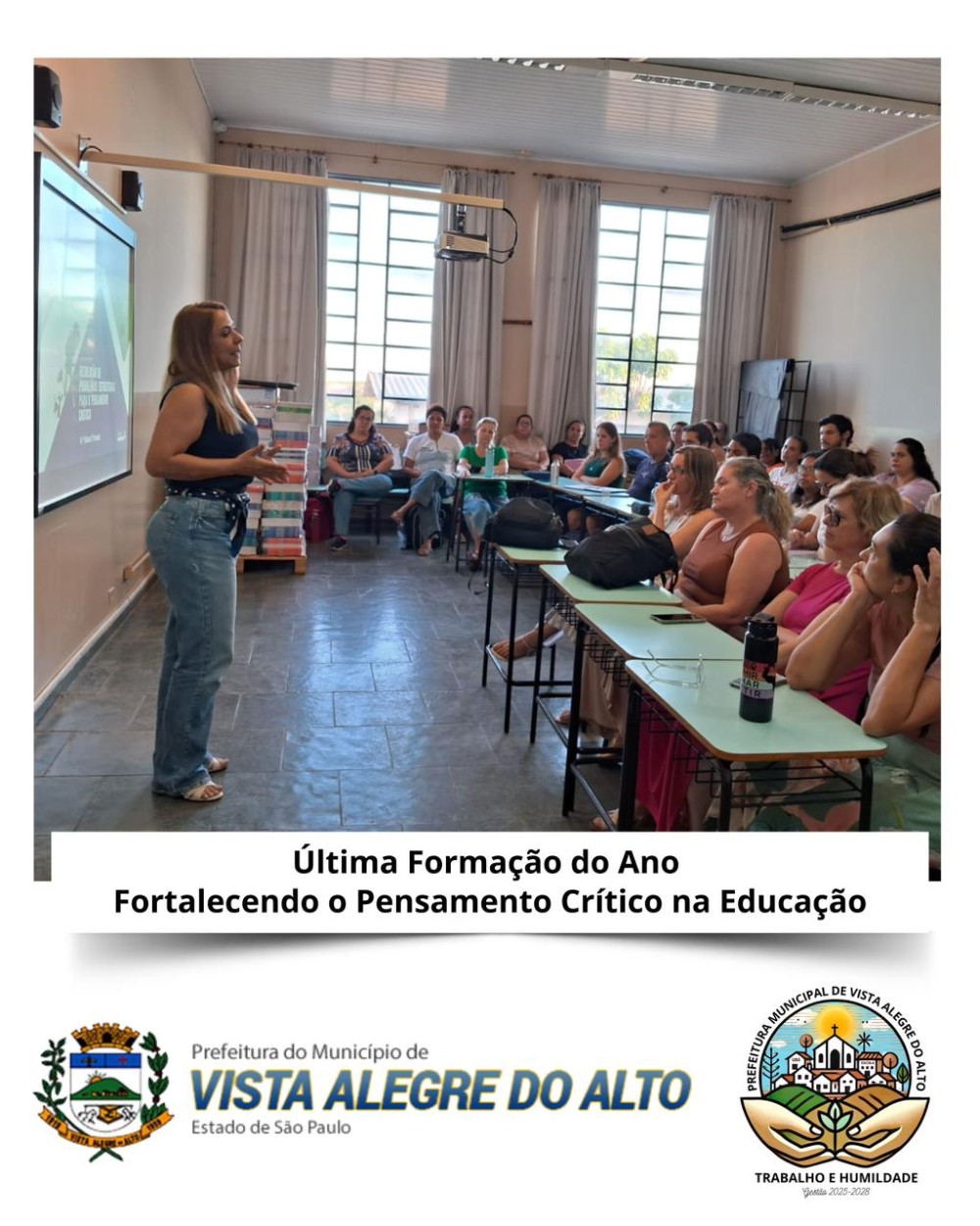Última Formação do Ano Fortalecendo o Pensamento Crítico na Educação.