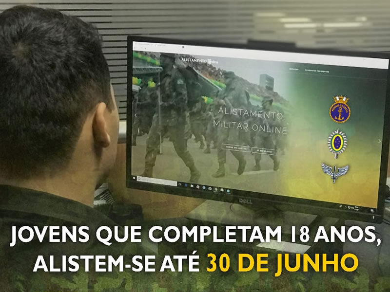 Alistamento Militar 2018.