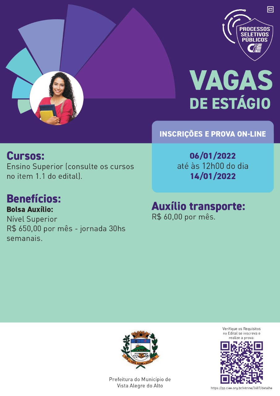 Processo de Seleção Pública de Estagiários 01/2022.