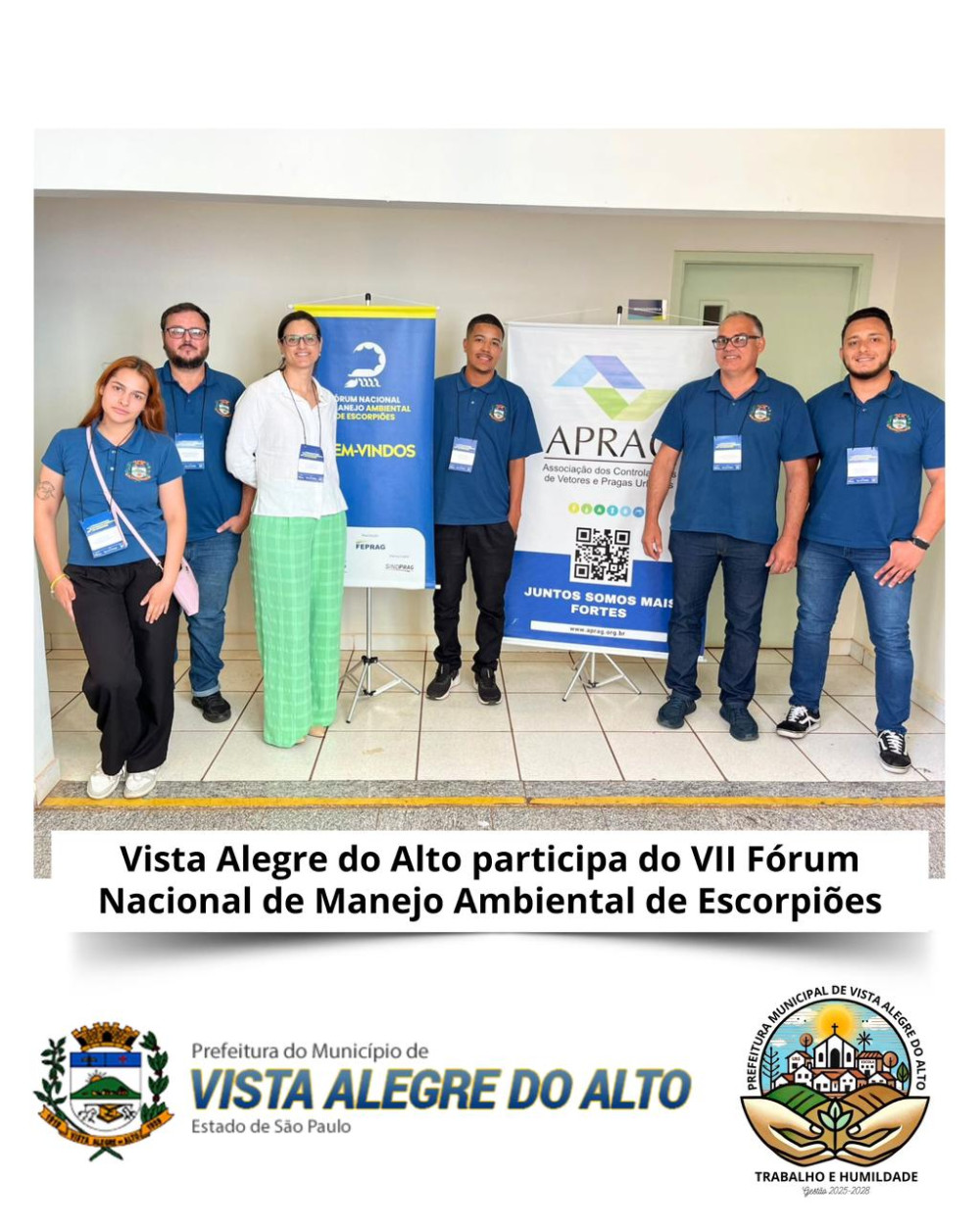 Vista Alegre do Alto participa do VII Fórum Nacional de Manejo Ambiental de Escorpiões.