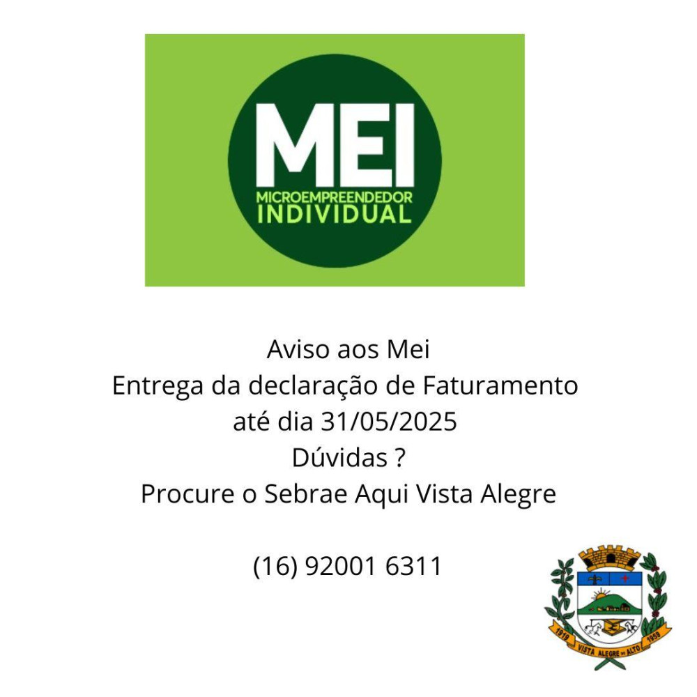 Aviso aos MEI.