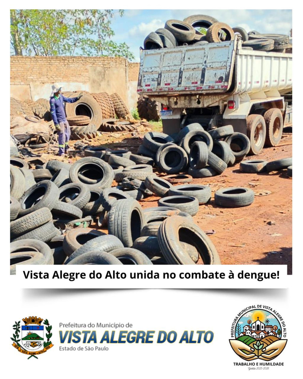 Vista Alegre do Alto unida no combate à dengue.
