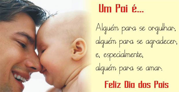 Feliz dia dos Pais!