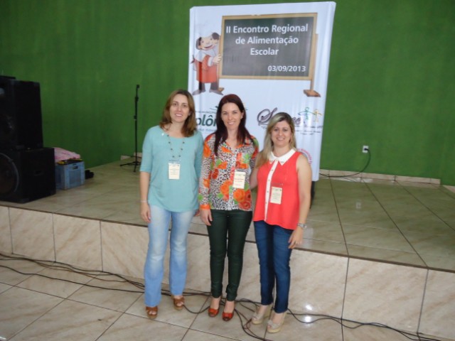 II Encontro Regional de Alimentação Escolar em Colômbia.