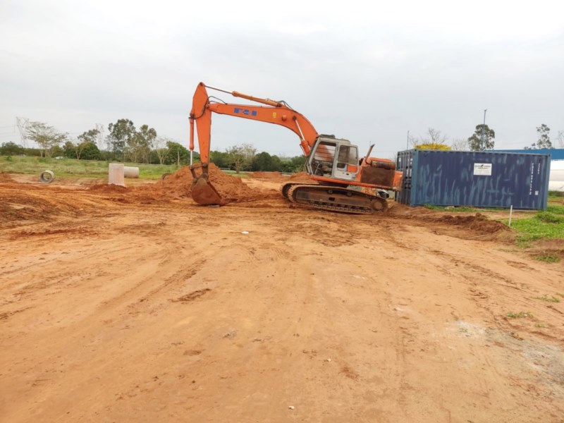 Prefeitura de Vista Alegre inicia obras de infraestrutura no novo distrito industrial.