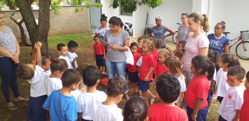 Horta Educativa ganha novo espaço em creche.