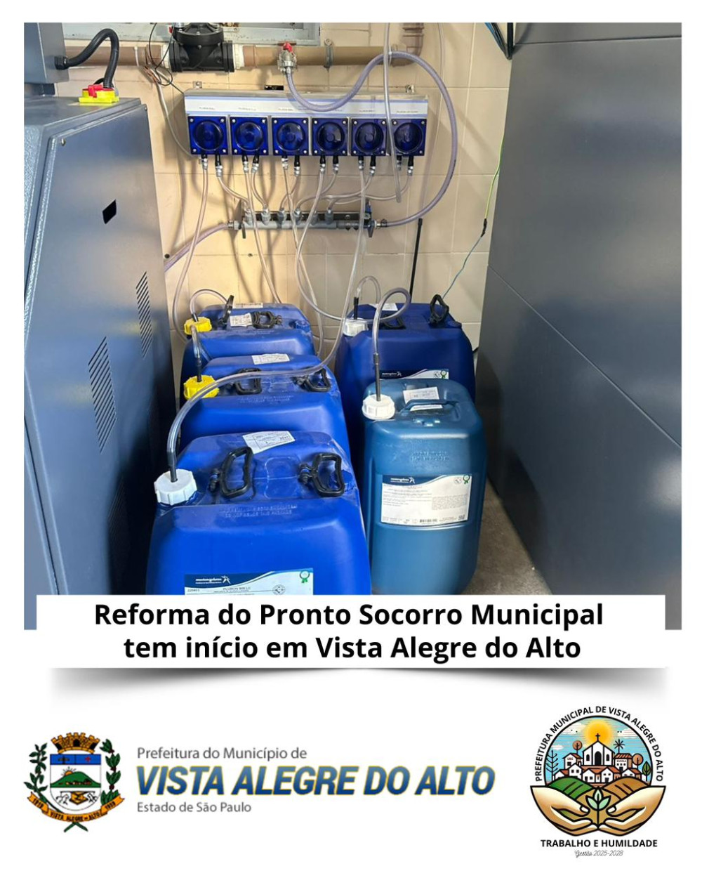 Reforma do Pronto Socorro Municipal tem início em Vista Alegre do Alto.