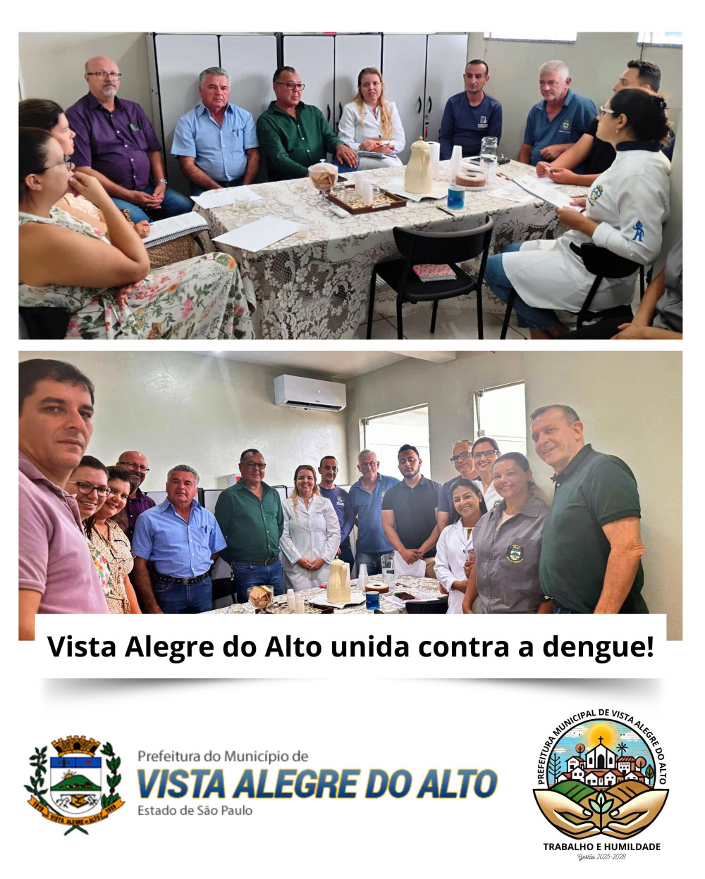 Vista Alegre do Alto unida contra a dengue.