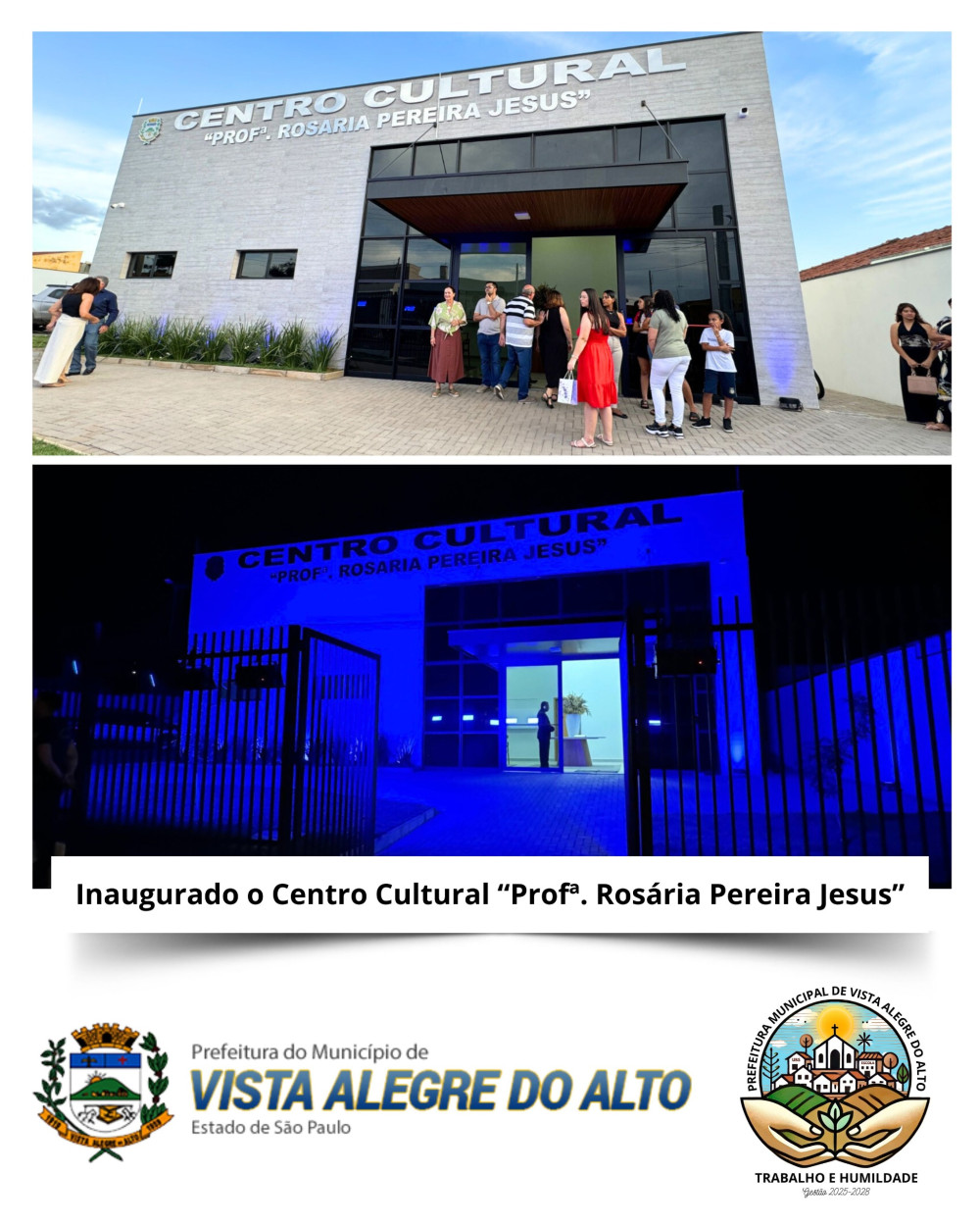 Inaugurado o Centro Cultural “Profª. Rosária Pereira Jesus”