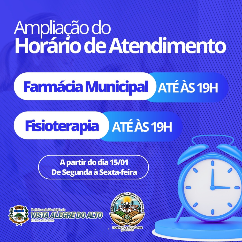 A Prefeitura Municipal de Vista Alegre do Alto anuncia mais uma conquista para a população.