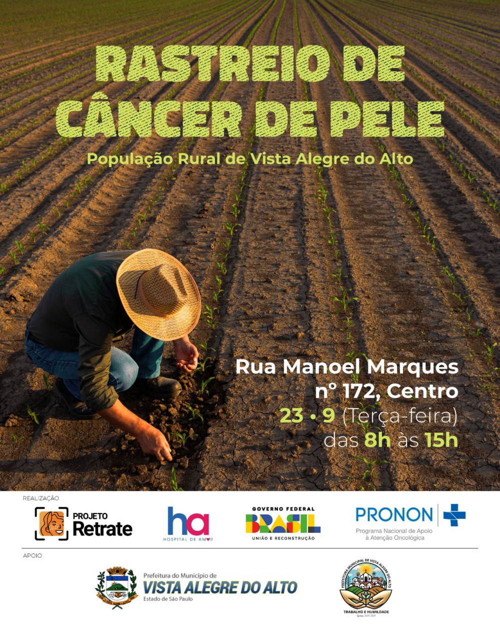 Rastreio de câncer de pele.