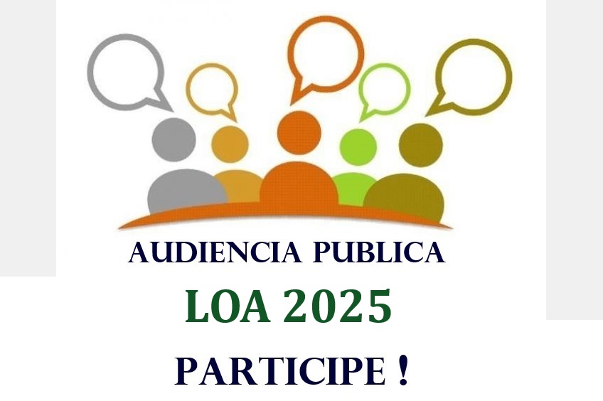 Comunicado - 01ª Audiência Pública - LOA 2025