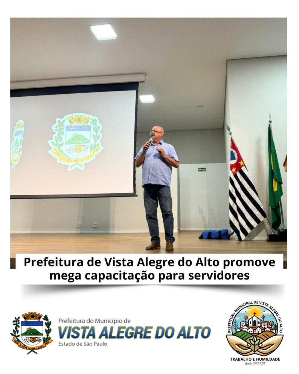 Prefeitura de Vista Alegre do Alto promove mega capacitação para servidores.