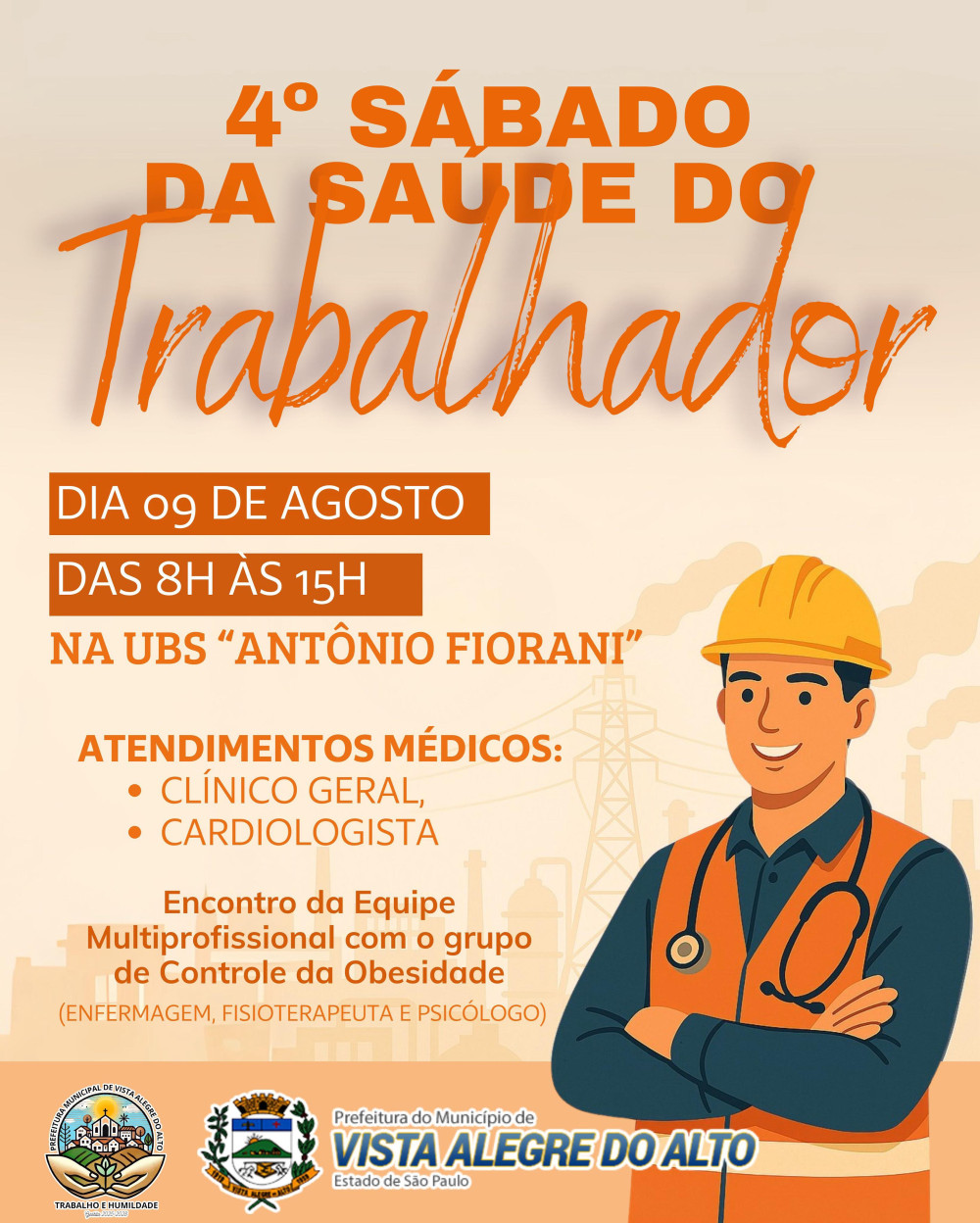 4º Sábado da Saúde do Trabalhador.
