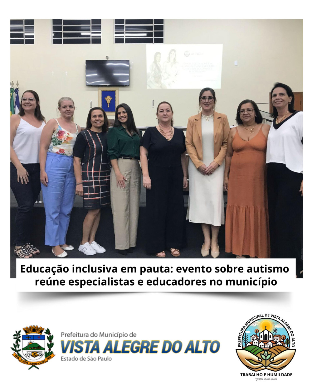 Educação inclusiva em pauta: evento sobre autismo reúne especialistas e educadores no município.