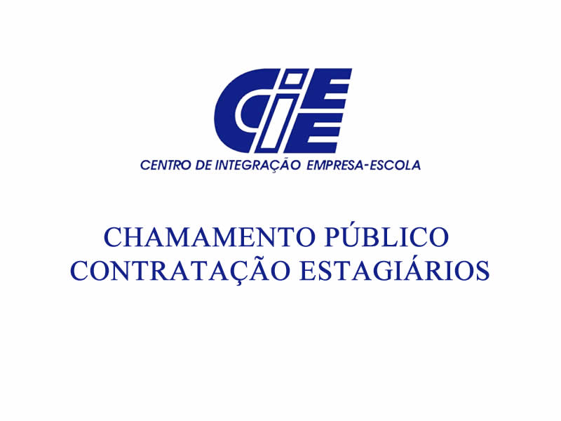 Chamamento Público Estagiários 01/2019.