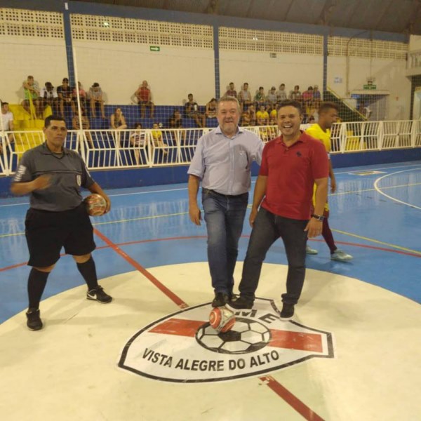 Vista Alegre une esporte e solidariedade no campeonato municipal de futsal.