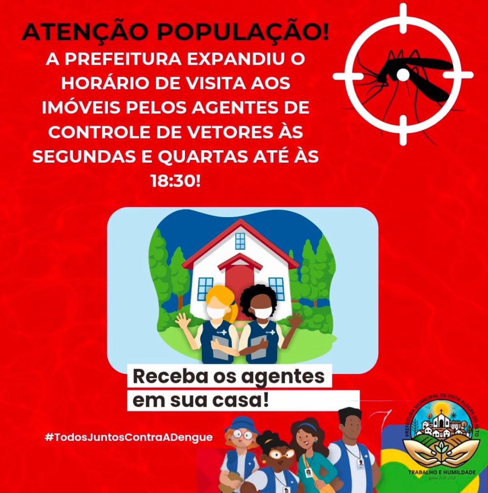 Atenção, população.