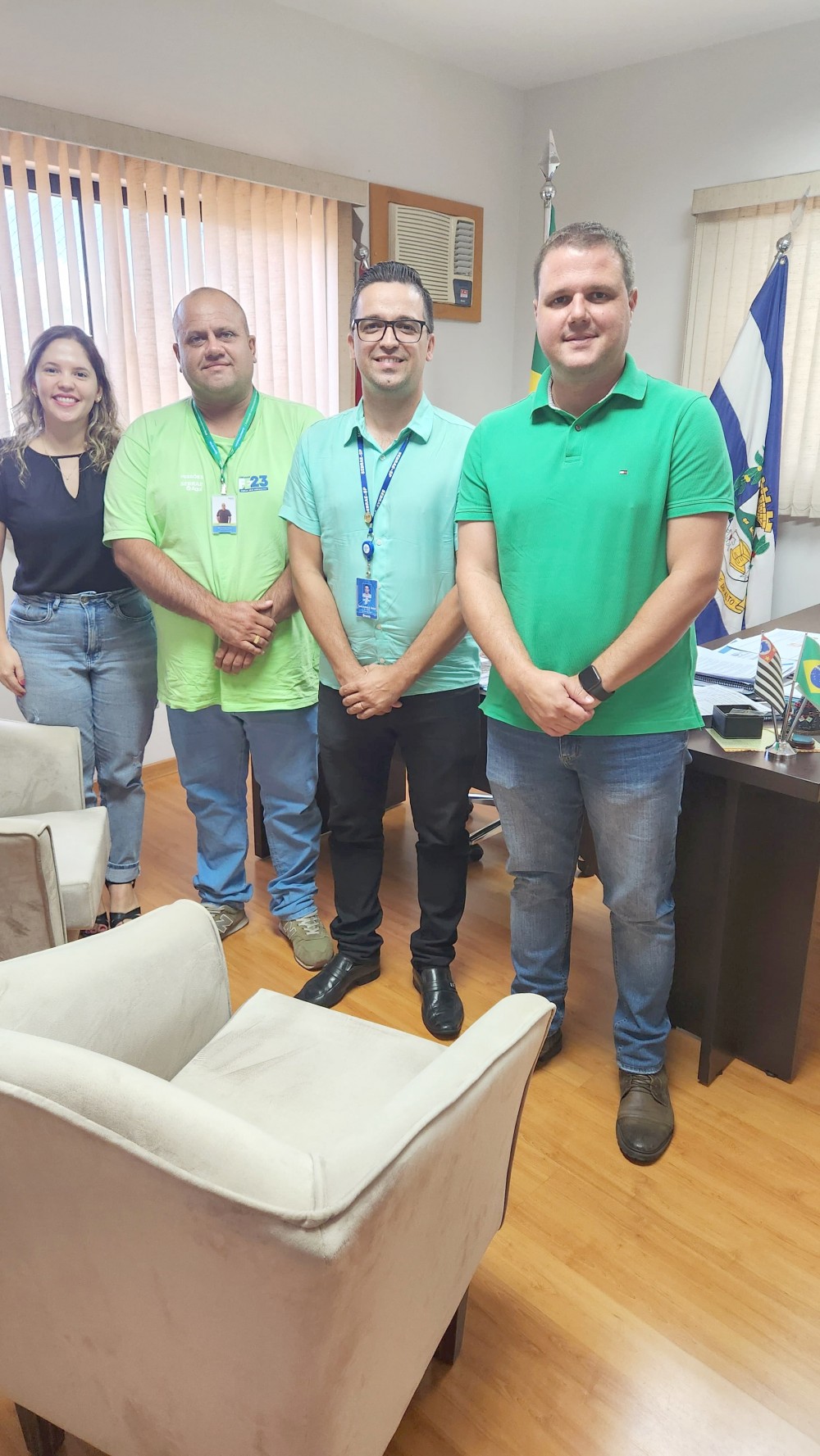 Prefeitura de Vista Alegre e Sebrae discutem o desenvolvimento local.