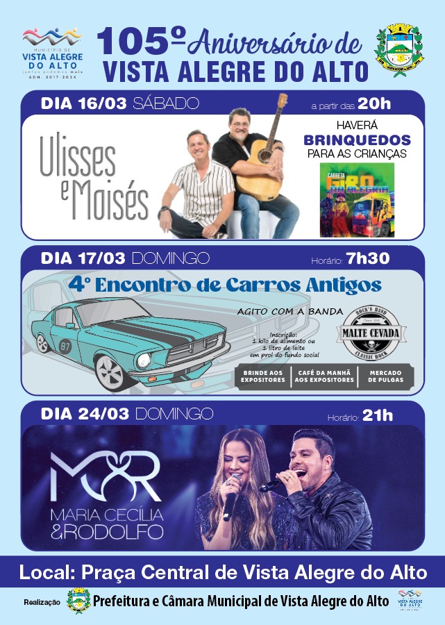 105º Aniversário de Vista Alegre do Alto.
