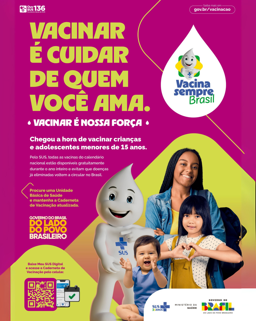 Campanha de Atualização da Caderneta de Vacinação tem início em Vista Alegre do Alto.