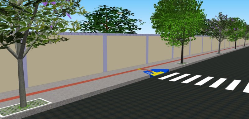 Prefeitura construirá calçada em áreas públicas para melhorar mobilidade.