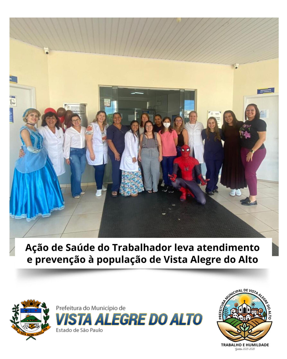 Ação de Saúde do Trabalhador promove cuidados, orientações e momentos de interação em Vista Alegre do Alto.