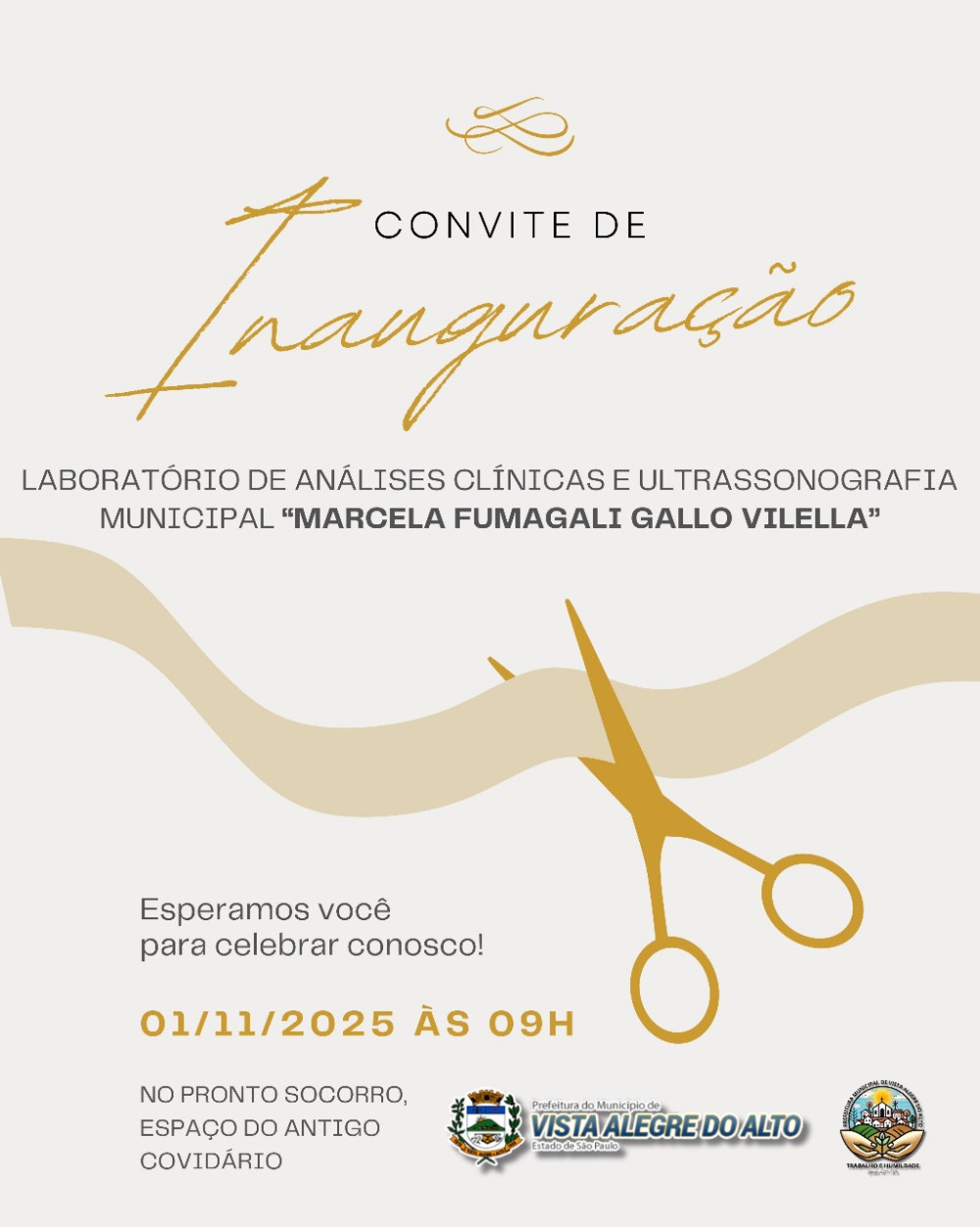 Convite à população.