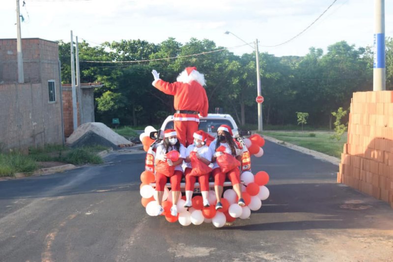 Papai Noel em Vista Alegre.