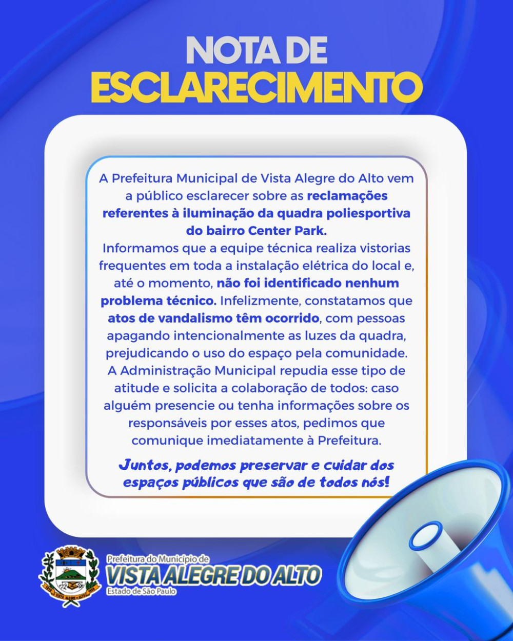 NOTA DE ESCLARECIMENTO.