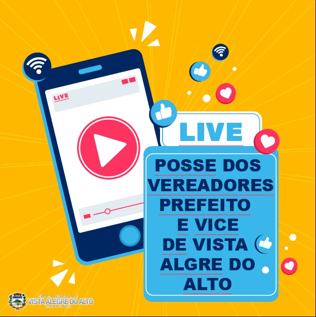 Live! Posse dos Vereadores, Prefeito e Vice.