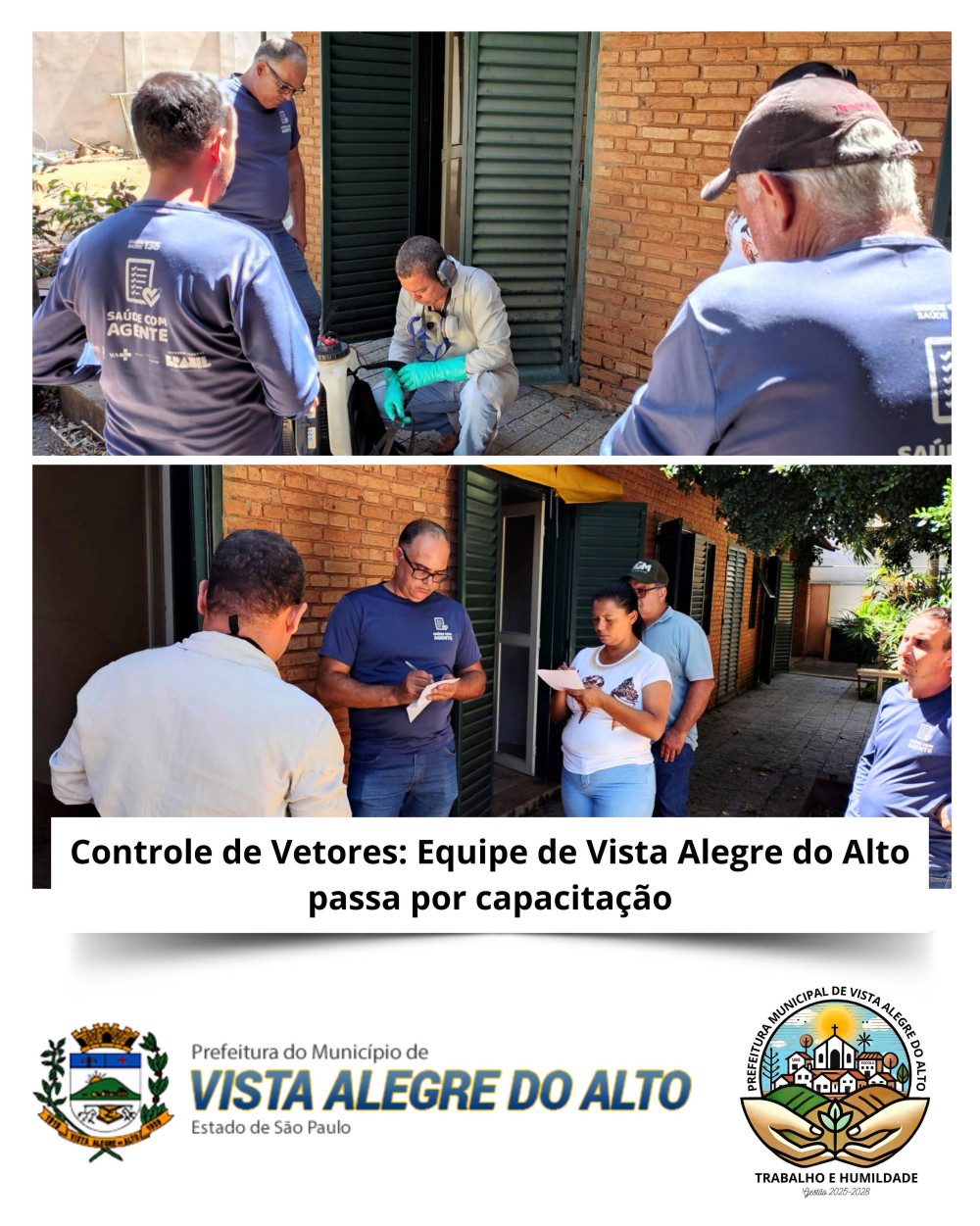 Controle de Vetores: Equipe de Vista Alegre do Alto Passa por Capacitação.