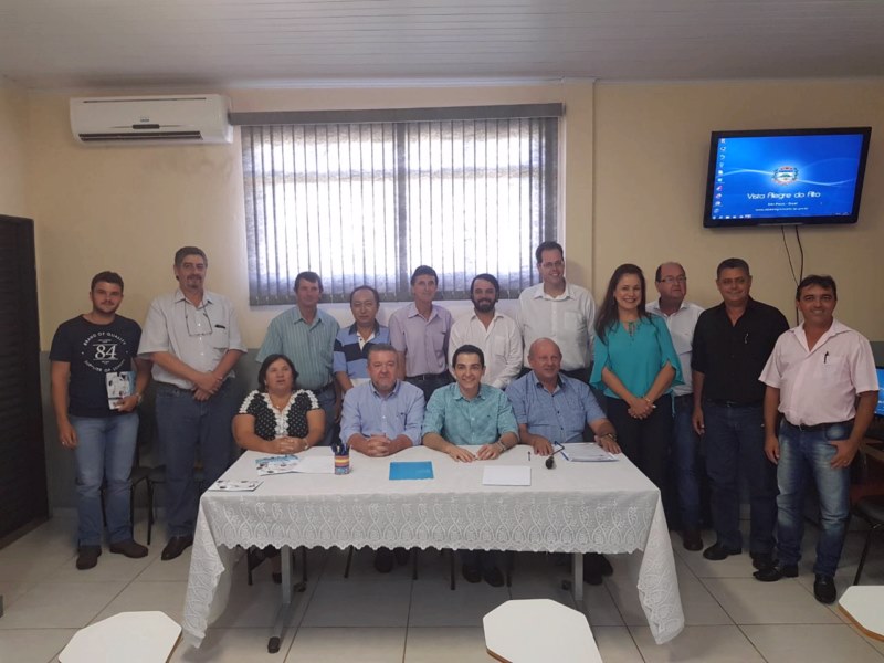 Vista Alegre recebe reunião do Consórcio de Municípios.