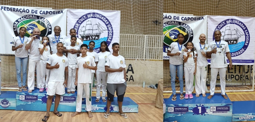 Grupo de capoeira de Vista Alegre participa do primeiro campeonato.