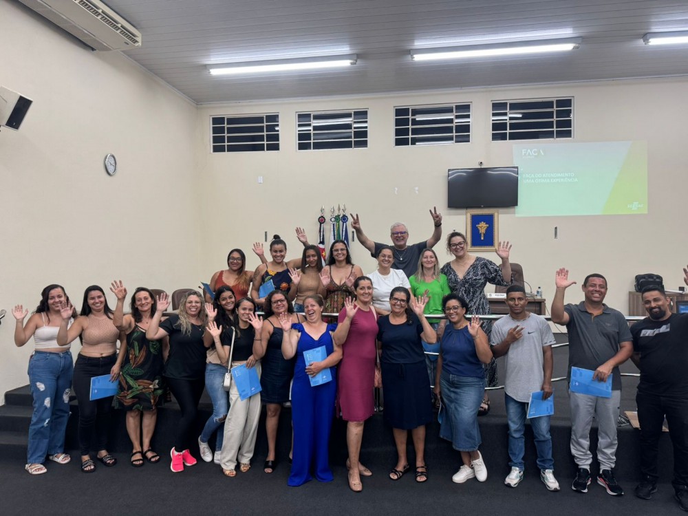 Agradecimento em nome do Sebrae.