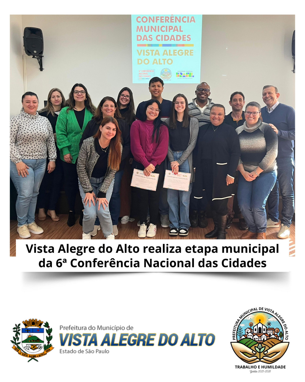 Vista Alegre do Alto realiza etapa municipal da 6ª Conferência Nacional das Cidades.