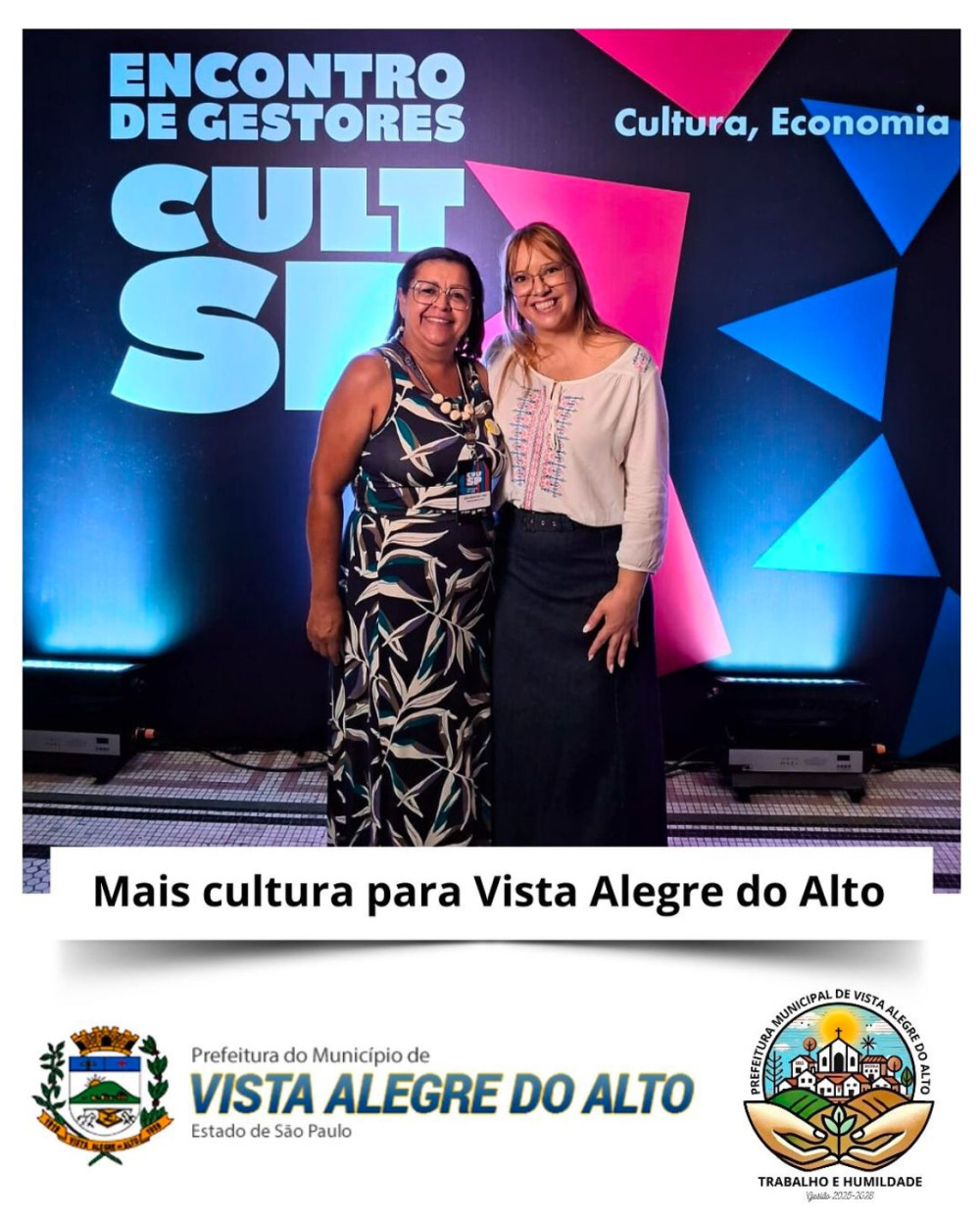 Mais cultura para Vista Alegre do Alto.