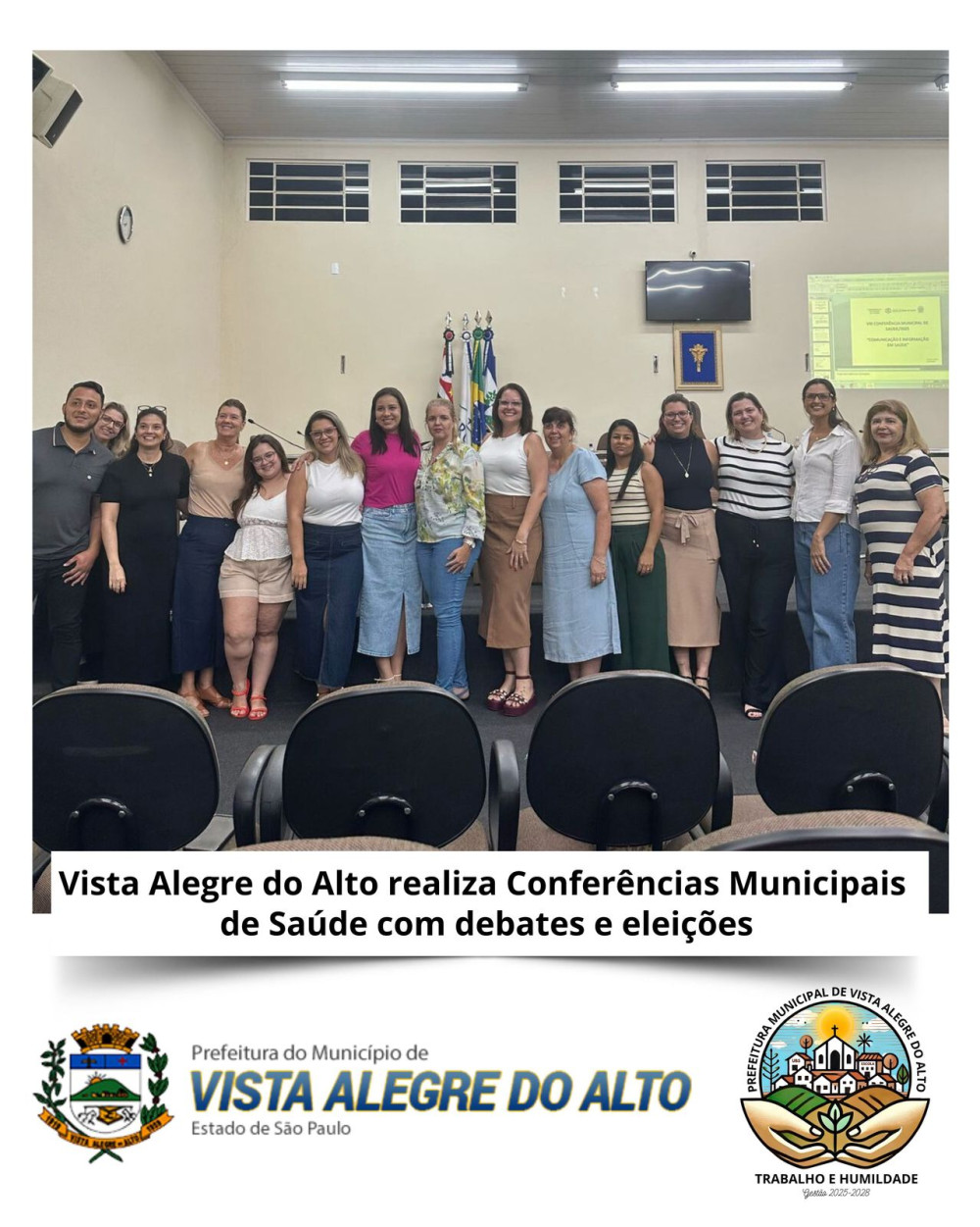 Vista Alegre do Alto realiza Conferências Municipais de Saúde com debates e eleições.
