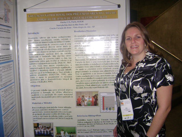 Nutricionista da Creche Coração de Jesus é destaque em Fórum Nacional.
