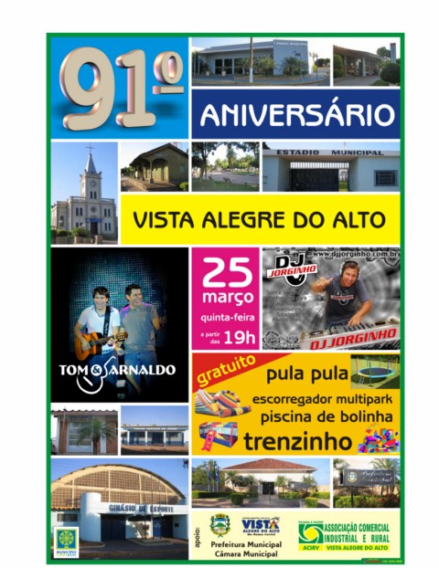 Vista Alegre comemora aniversário de fundação.