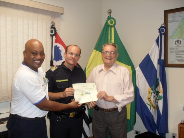 Guarda municipal de Vista Alegre participa de curso de capacitação.